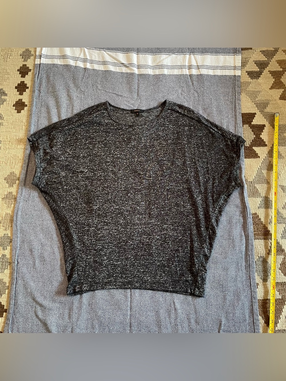 Quince Dolman Short Sleeve Sweater Top